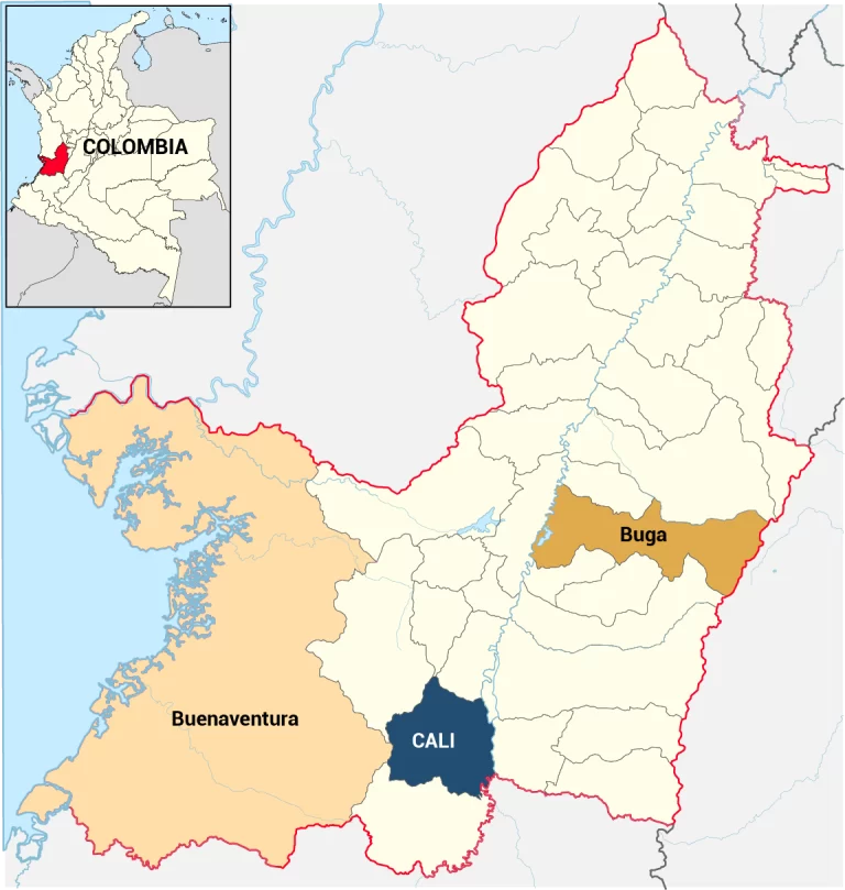Mapa Valle